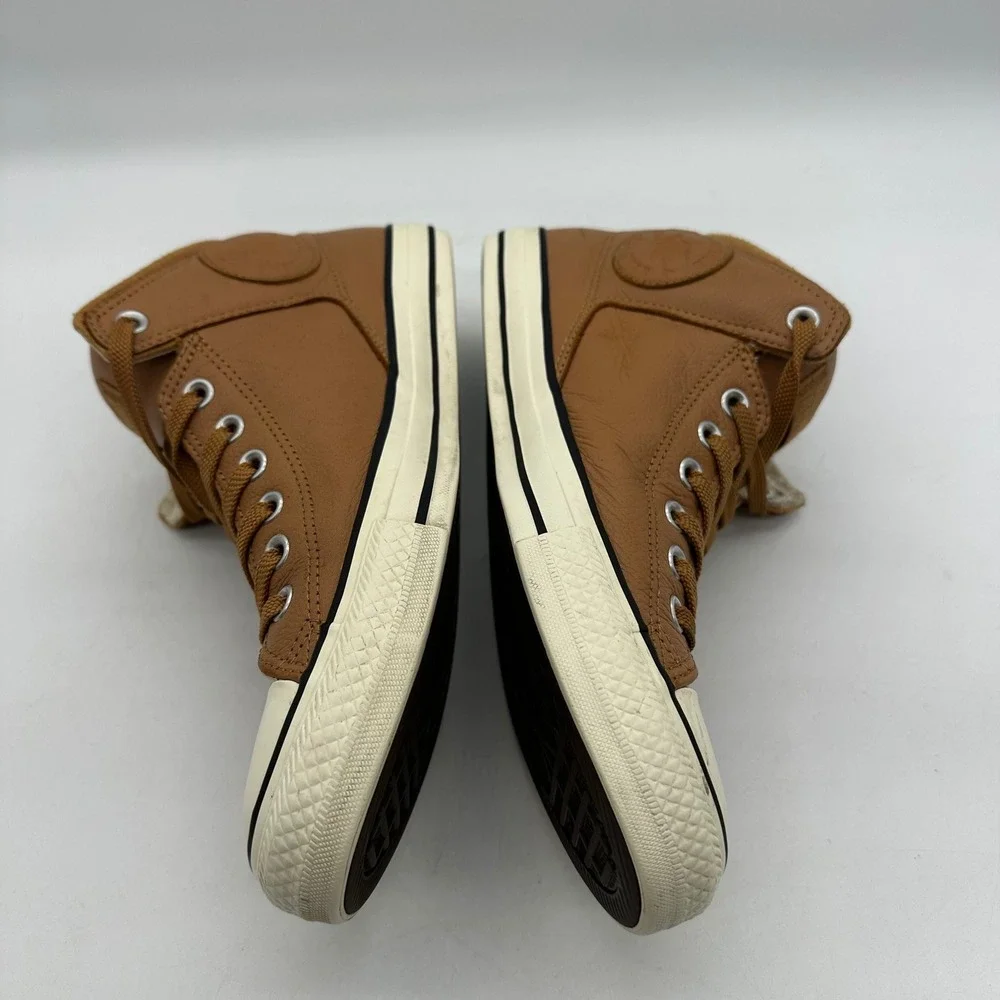 Converse 157471C Mens 9 Shoes Tan Chuck Taylor All Star High Street Mid Leather - Picture 7 of 10